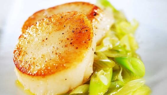 Przegrzebki z cytryną i imbirem